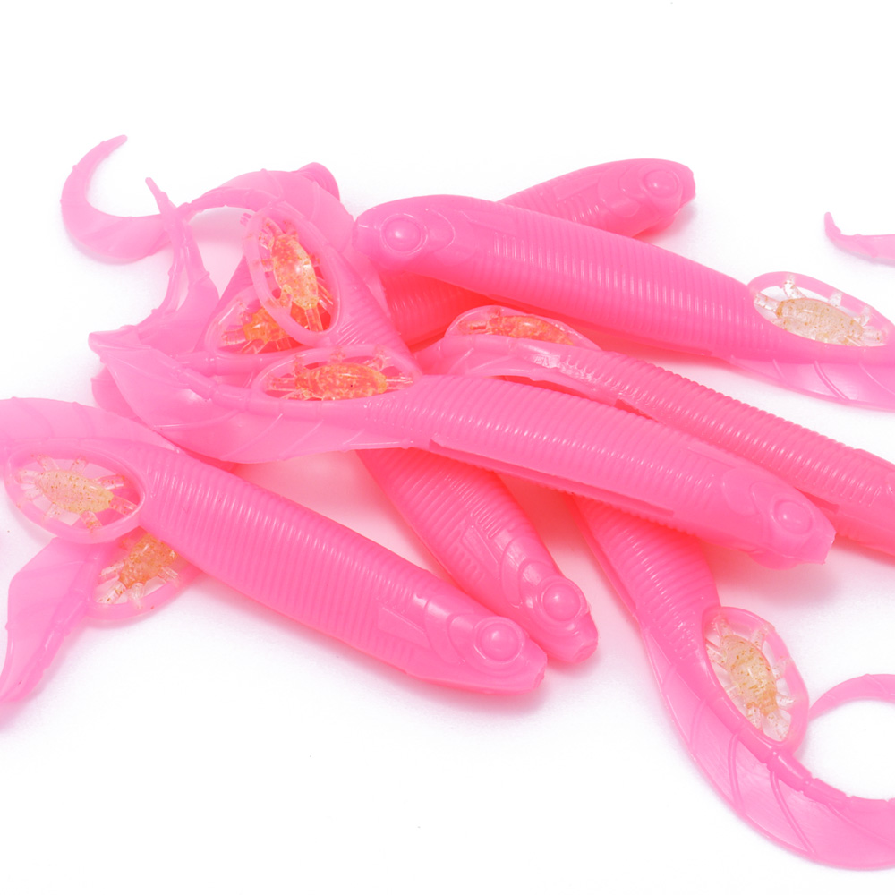 광어다운샷웜 핑크 5인치 모비딕테일 낚시루어 낚시용품추천