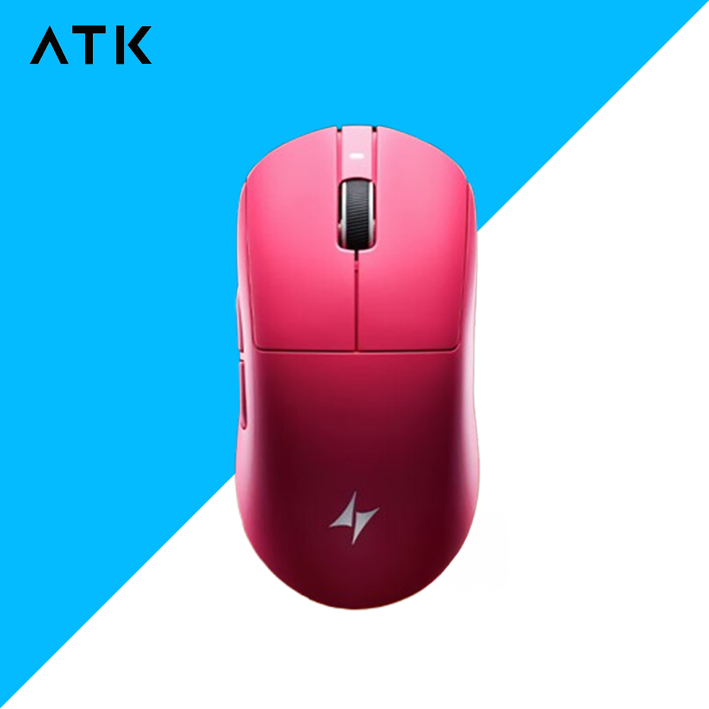 ATK A9 잠자리 마우스 ULTRA, 핑크 마우스, 가성비 게이밍 마우스, 무선 마우스 추천, 초경량 마우스