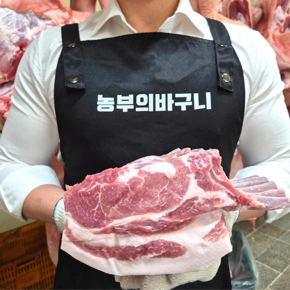 제주흑돼지 돈마호크원육 뼈등심 프렌치렉원육 돈토마호크 도끼삼겹살 바베큐고기 이미지 3