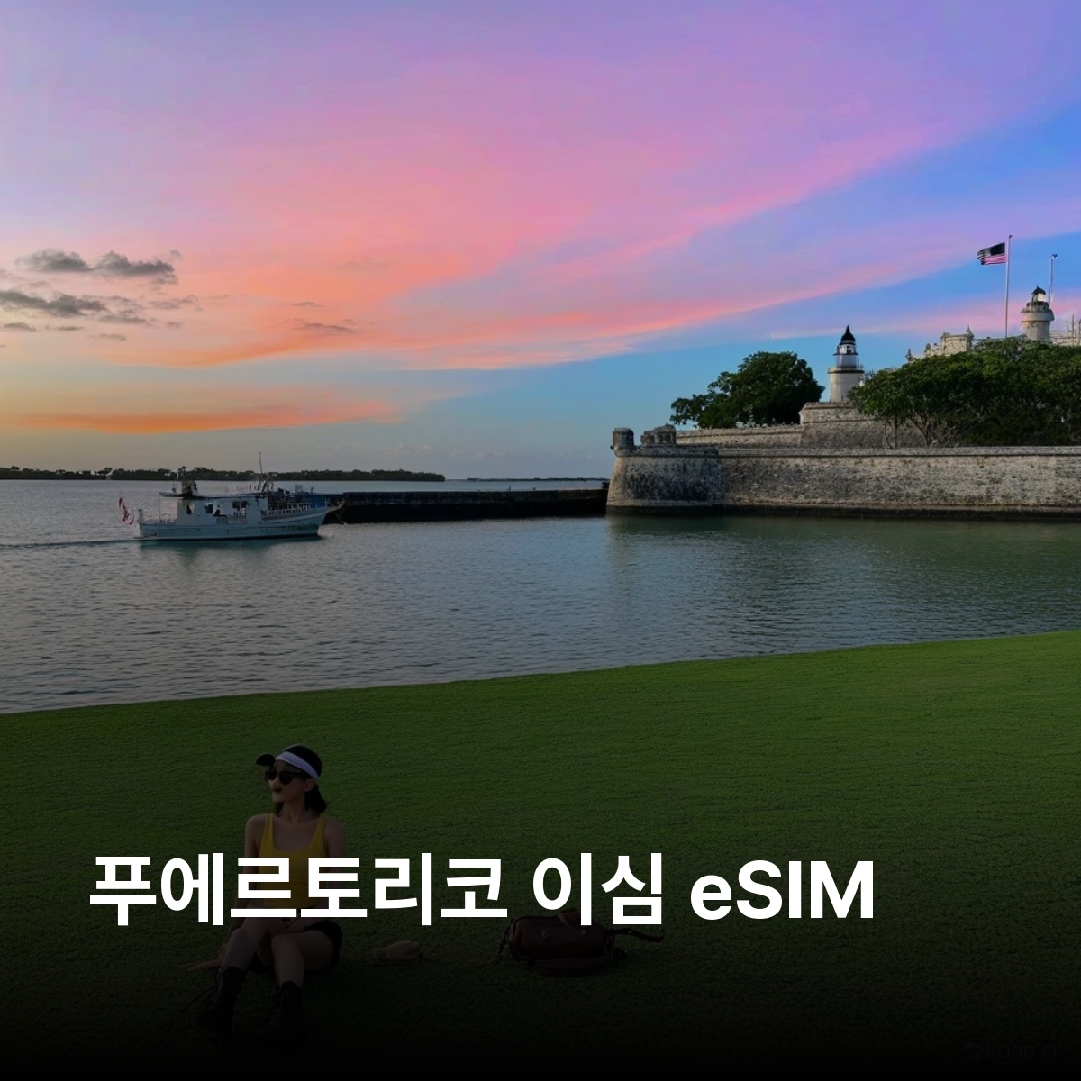 푸에르토리코 이심 eSIM T-Mobile LTE 산후안 폰세 마야구에스 엘윤케국립열대우림 모로요새 비에케스 섬 카비오로호 해변 바하데아구아스 올드산후안 이심통 - 상품 이미지
