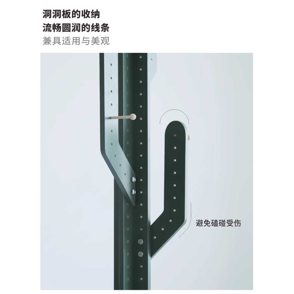 선인장 옷걸이 특이한 의류걸이 드레스룸 옷방 코트랙 - 상세 이미지 4