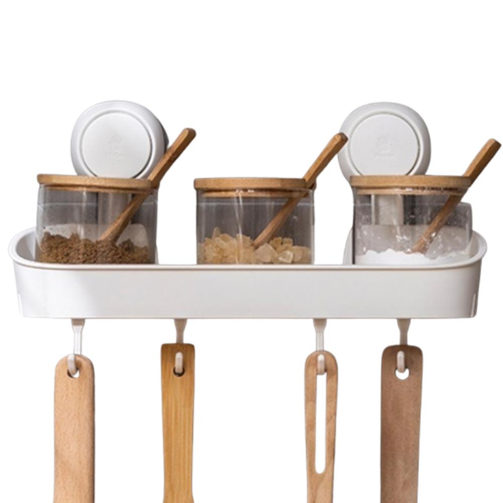 주방 타일 강력 흡착 선반 벽걸이선반 소품정리 욕실 1단 315X115X146