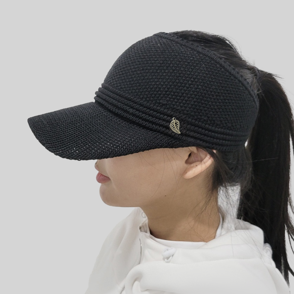 스타니 여성 골프 모자 여름 뜨게 니트 메쉬 짜임 쿨 썬캡 통풍 UV차단 스포츠 테니스