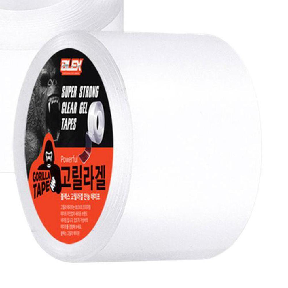 재사용가능 초강력 겔양면테이프 투명 75mm, 1개