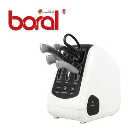 태양이몰 협력사 최신제조 보랄 더 셰프 칼소독기 + 칼 4종 + 가위 세트