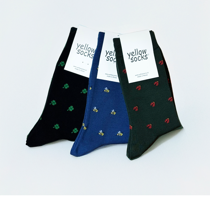 MAN HONEYBEE NAVY 남자 허니비 네이비 : 옐로우삭스