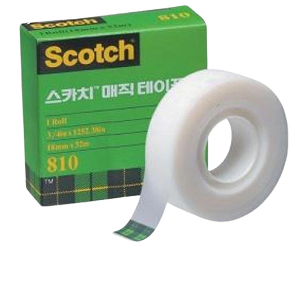 글씨쓰는 필기가능 테이프 반투명 리필 18mm x 32M