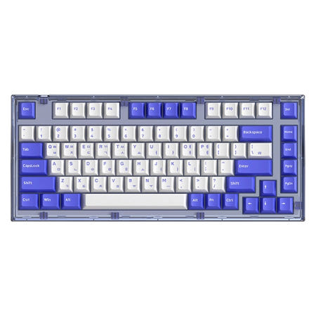 ABKO ABKO AG75W 가스켓 마운트 유무선 블루투스 기계식 퍼플 넌클릭/리니어