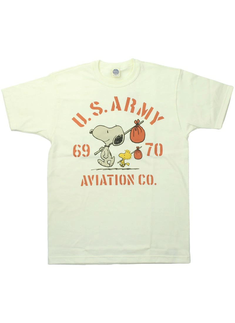 토이즈맥코이 US ARMY AVIATION CO 스누피 반팔 티셔츠 TMC2520 - 상세 이미지 4
