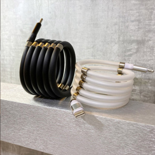 스네이크V3 자석케이블 CtoC 1.8M 아이폰8핀 줄꼬임방지 스마트폰 마그네틱 고속충전