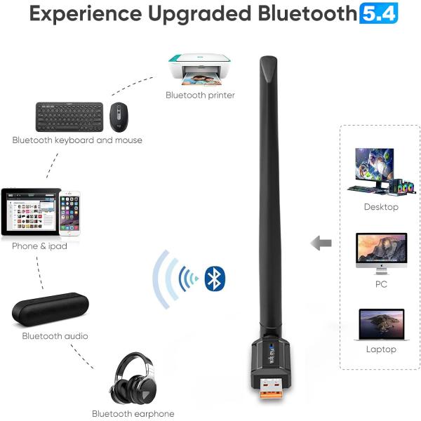 무선랜카드 900Mbps WiFi 6 USB 어댑터 Bluetooth AX900 동글 무선 네트워크 카드 듀얼 밴드 5G 이더넷 수신기 드라이버 : 백억부자할미
