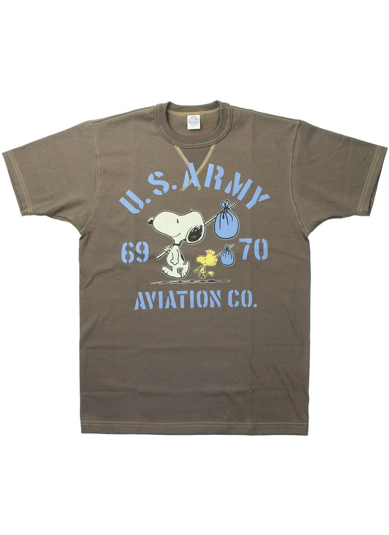 토이즈맥코이 US ARMY AVIATION CO 스누피 반팔 티셔츠 TMC2520 - 상세 이미지 2