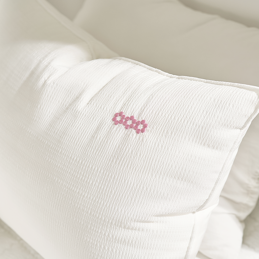 여름베개커버 설설 스노우 시어서커 50x70cm 침대베개