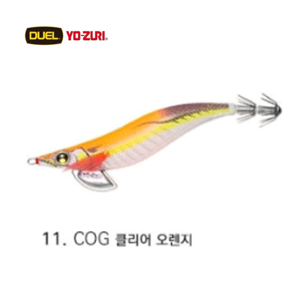 바다루어 요즈리 듀엘 파타파타 슬로우 에깅 팁런 수평 에기 슷테 루어 오렌지, 3.5호 - 상품 이미지