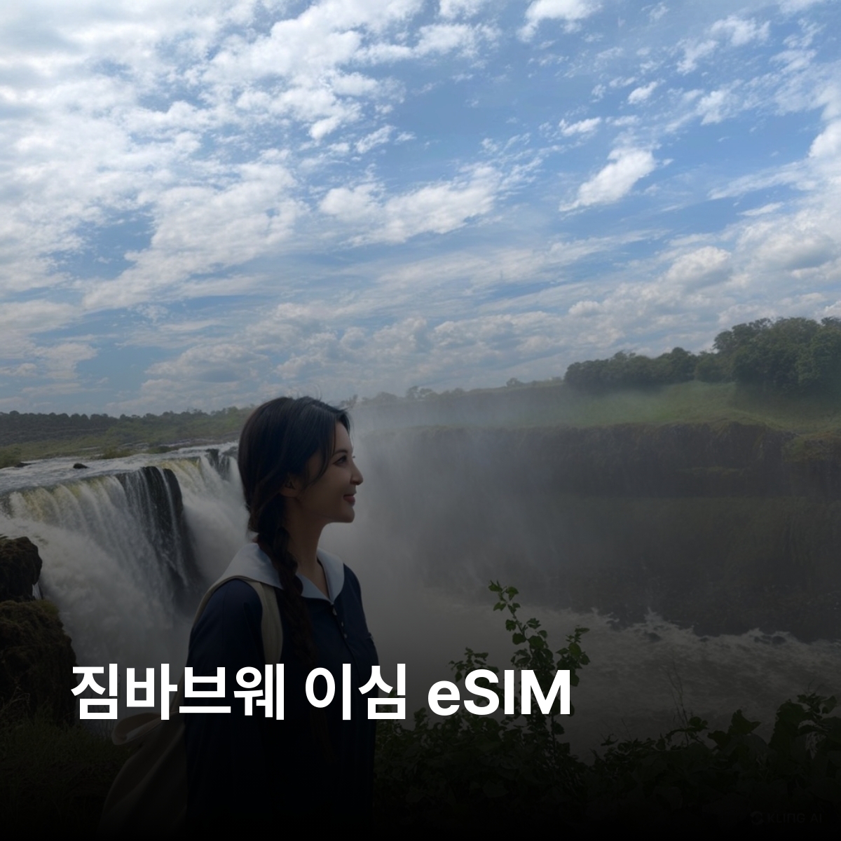 짐바브웨 이심 eSIM Telecel 하라레 불라와요 빅토리아폭포 국립공원 마토보힐스 국립공원 마나풀스 국립공원 곤아레조국립공원 그레이트짐바브웨유적 이심통 - 상품 이미지
