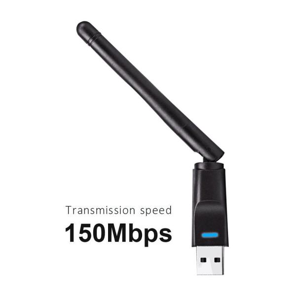 무선랜카드 안드로이드 네트워크 카드 MT7601 칩셋 150Mbps USB 와이파이 어댑터 B G N LAN 이더넷 동글 PC 데스크탑 노트북용 : 백억부자할미