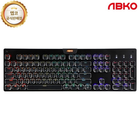 ABKO ABKO HACKER K840 스퀘어 사각 레트로 기계식 키보드