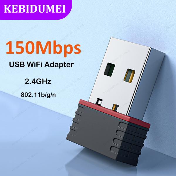 무선 네트워크 카드 미니 신호 수신 USB 동글 플러그 앤 플레이 데스크탑 노트북 PC 윈도우용 150Mbps 와이파이 어댑터 : 백억부자할미
