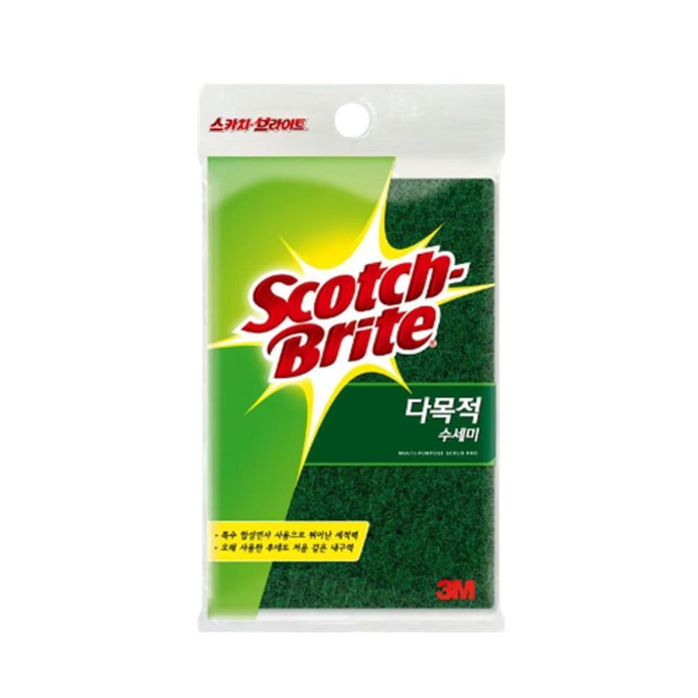 다목적 설거지 수세미 강력세척 나일론부직포 중형, 1개입, 1개