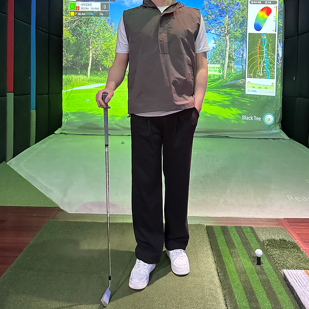 스웻팬츠 벌룬팬츠 회색트레이닝바지 남자세미와이드팬츠 - 상세 이미지 5