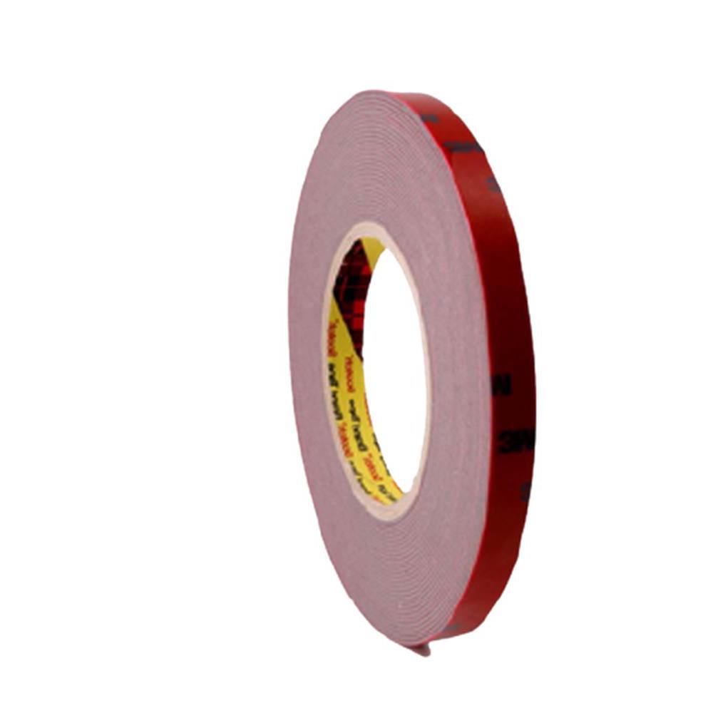 차량용 양면테이프 아크릴폼테이프 도장면 도색표면용 1개, 12mm x 11M, 회색