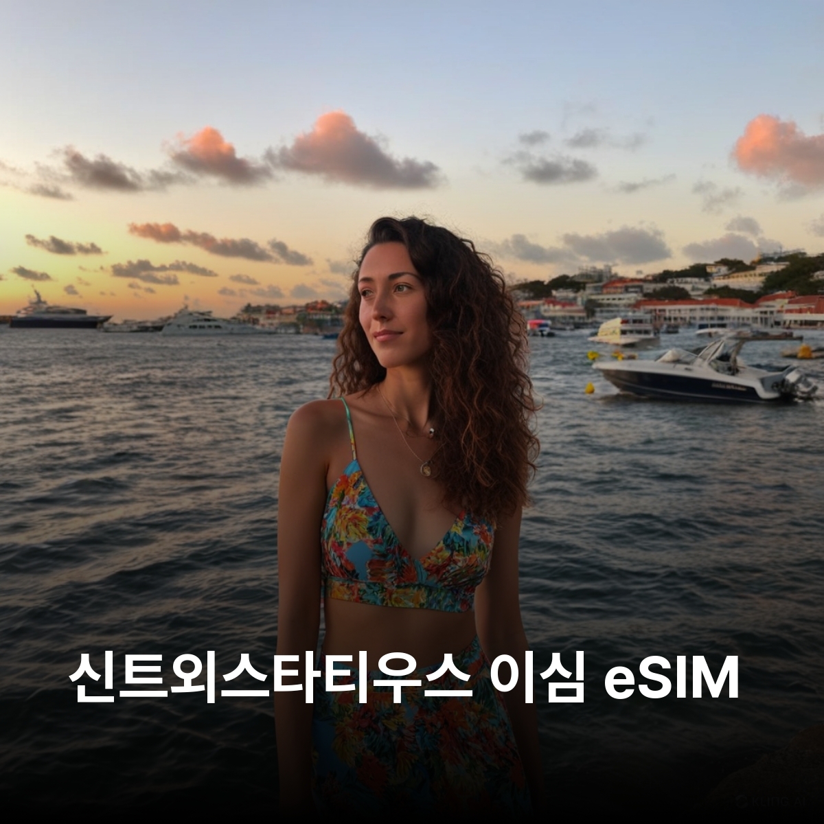 신트외스타티우스 이심 eSIM Telcell N.V. 카리브해 네덜란드령 오라녜스타트 더쿼릴 화산더쿼릴 국립공원 신트외스타티우스해양공원 이심통 - 메인 이미지