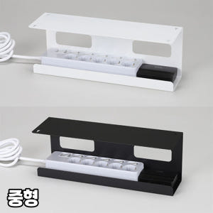 무타공 멀티탭 거치대 정리함 책상 컴퓨터 선정리 콘센트 전선 보관함 케이... 실사용 후기 | 효과 있을까? - 상품 이미지 4