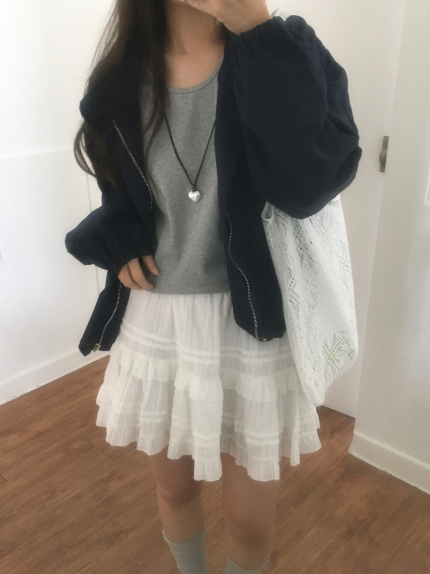 웨어 바람막이 야상 나일론블루종 상세 이미지 3
