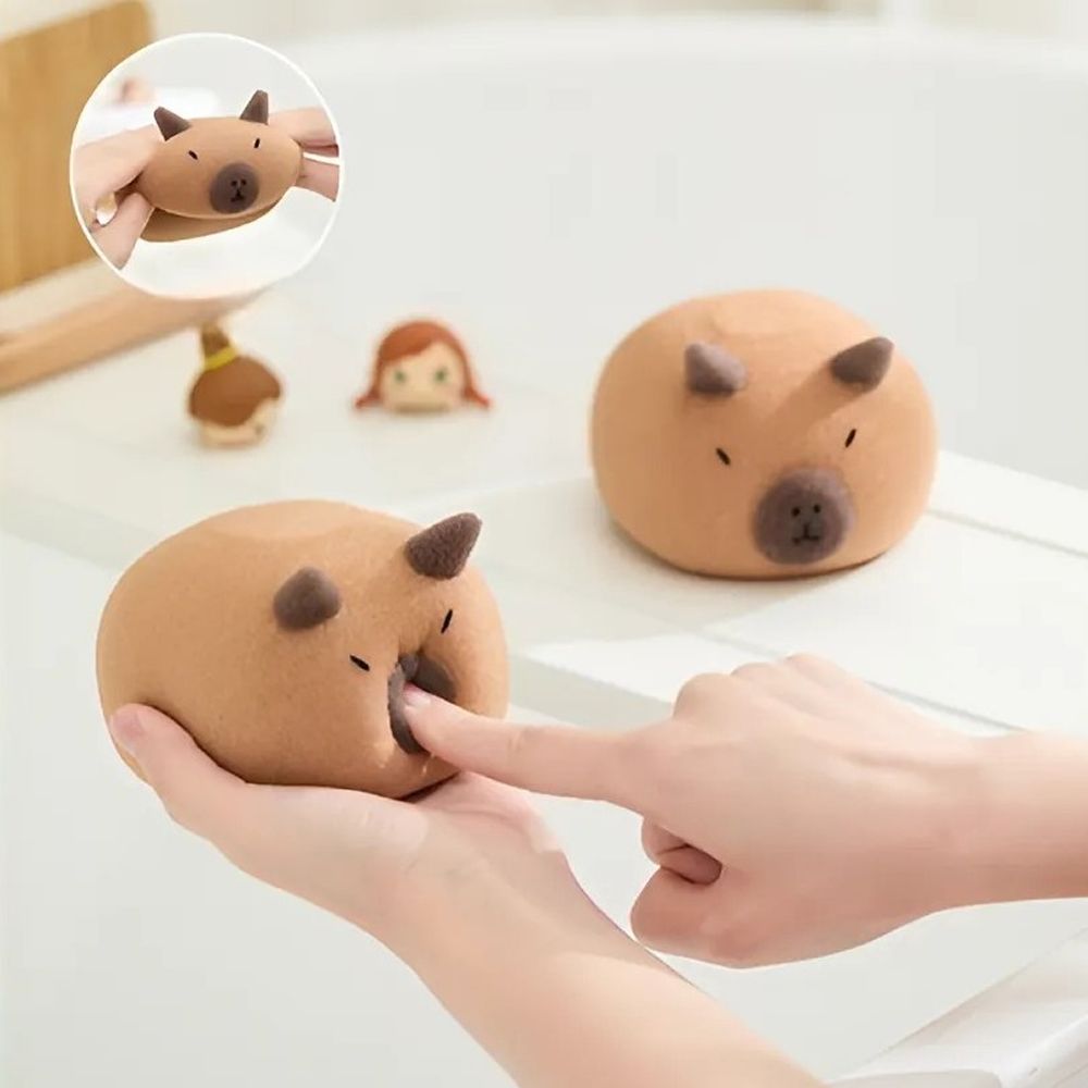 카피바라 샤워볼 샤워 목욕 때밀이 스펀지 타올 타월 때수건 바디브러쉬 바디솔 등때밀이 - 상세 이미지 3