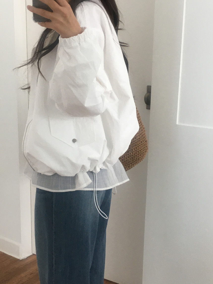 웨어 바람막이 야상 나일론블루종 상세 이미지 29
