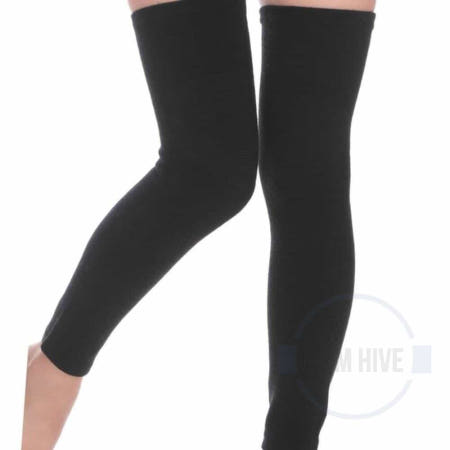 [아이템하이브 OEM]이지 롱 보온 무릎아대 1쌍 S 블랙 농구무릎보호대