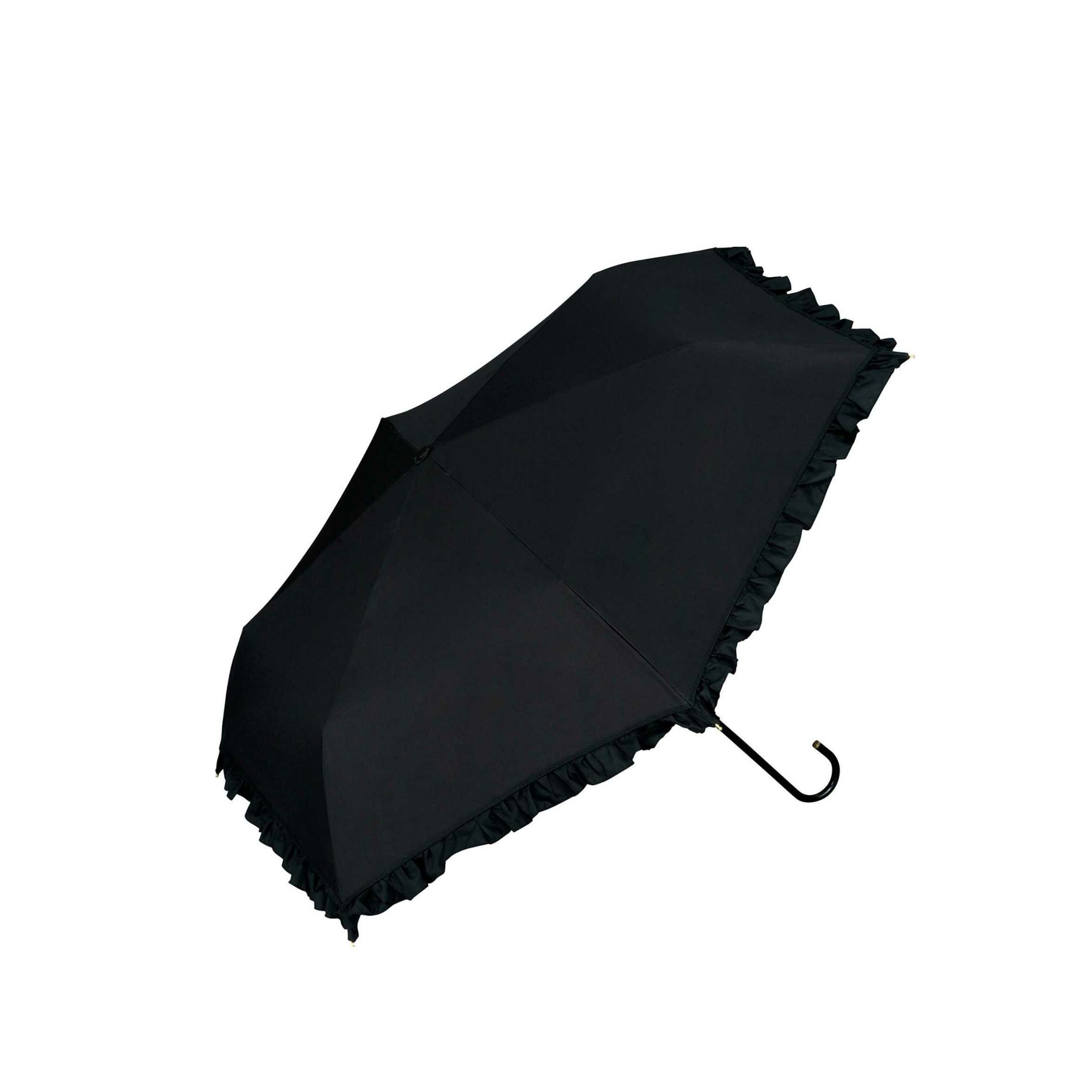 wpc 우아한 프릴 암막양산 우산겸용