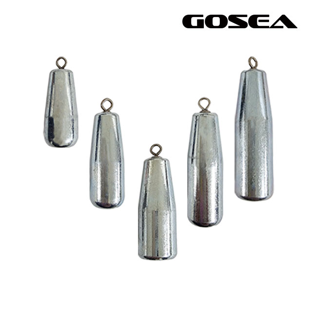 GOSEA 친환경 고리봉돌 회전 고리 추 강철 막대추 1개입 다운샷 봉돌 8호 - 메인 이미지