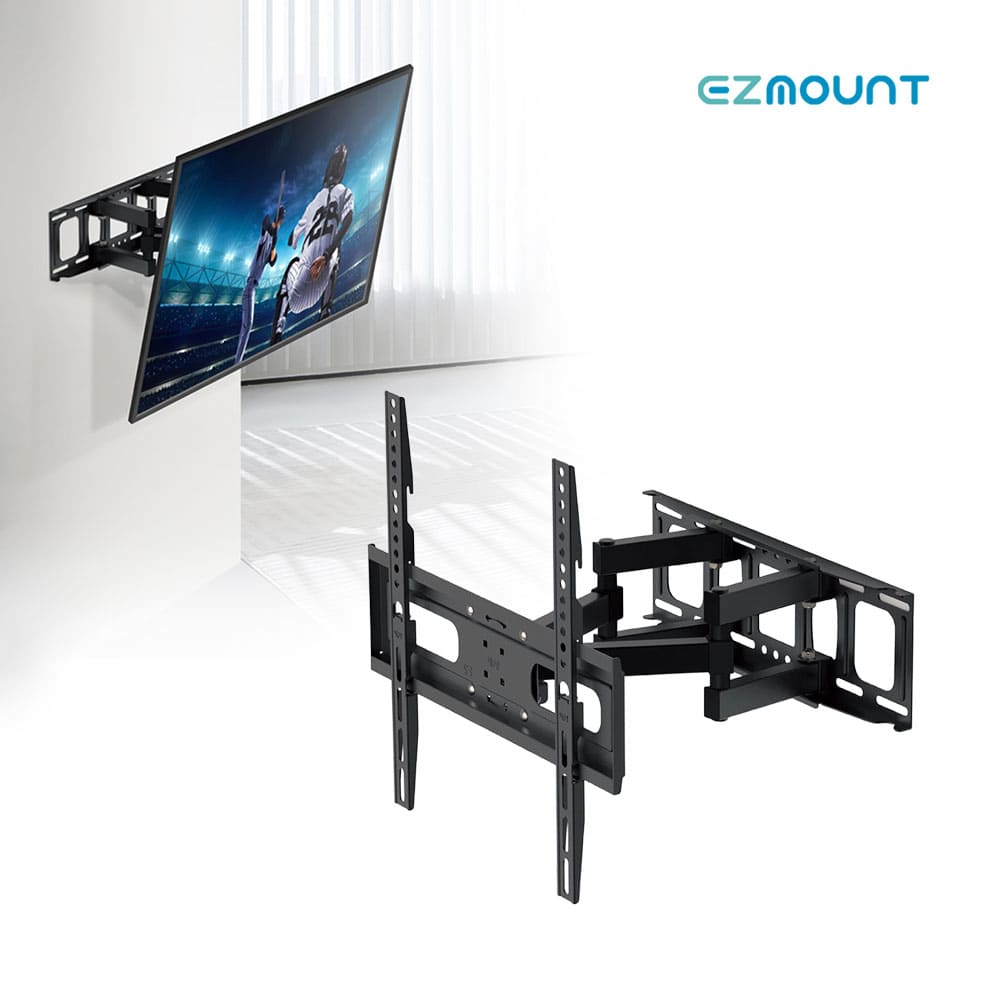 EZ TV 벽걸이 브라켓 65인치까지 풀모션 상하 좌우 각도 조절 TWST-4040