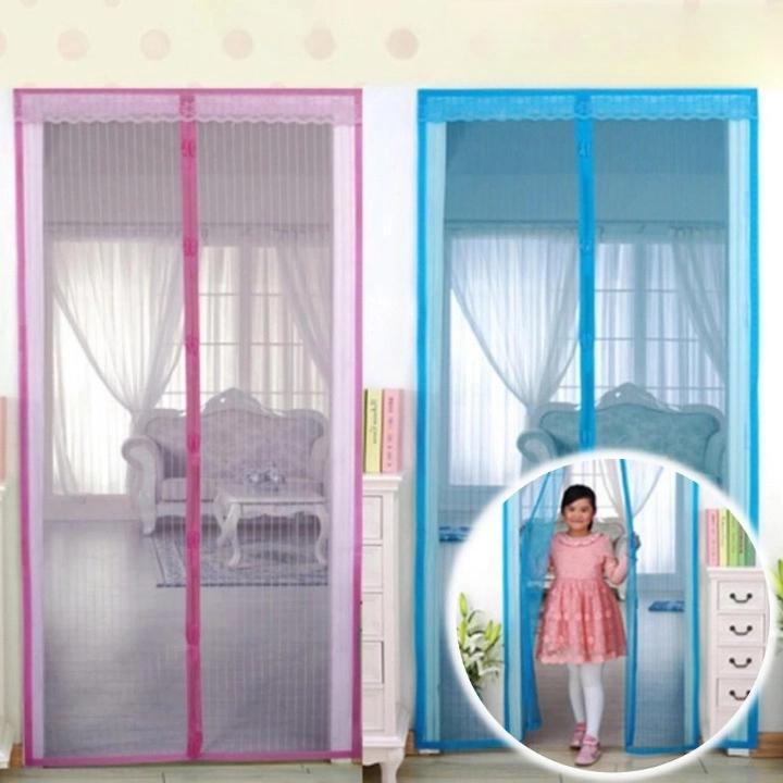 레이스 현관 방충문 문틀 모기 문발 90cm