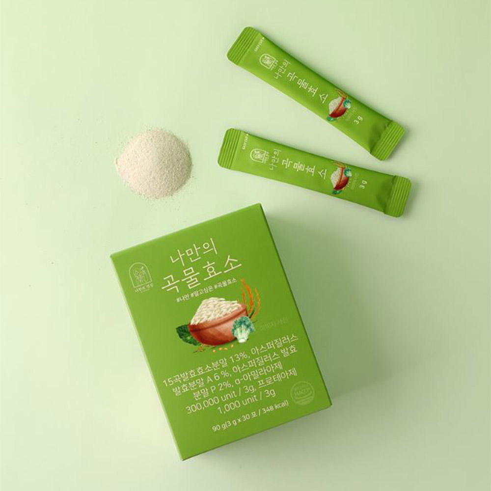 맛있는 나만의 곡물효소 30포 고소한 단맛 1개월분 - 상품 이미지