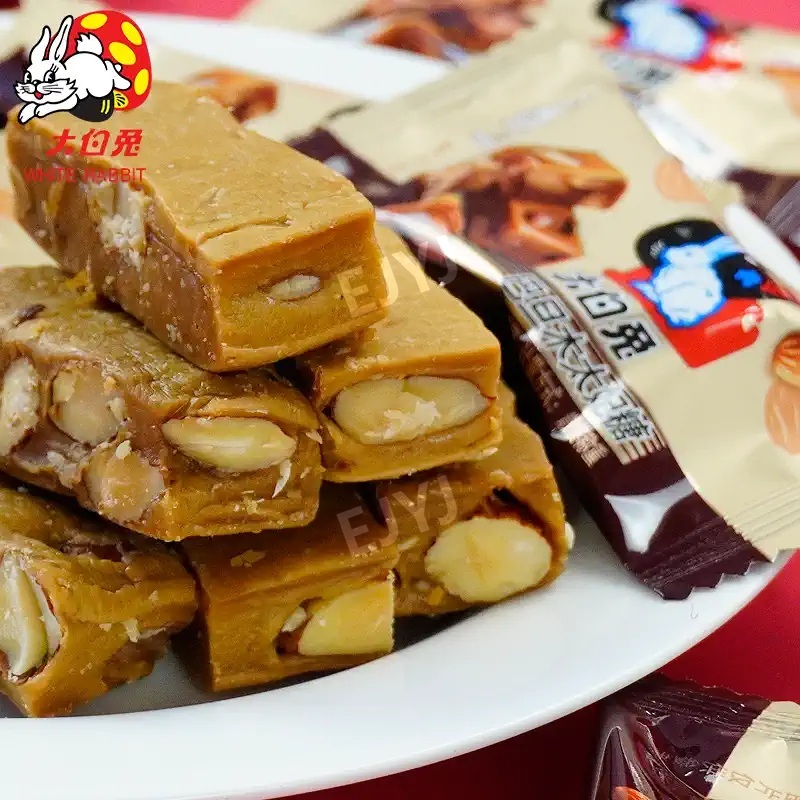 토끼사탕 따바이투 아몬드 유가 누가 크리스피 토피 중국사탕 대백토 화이트래빗 75g - 상세 이미지 3