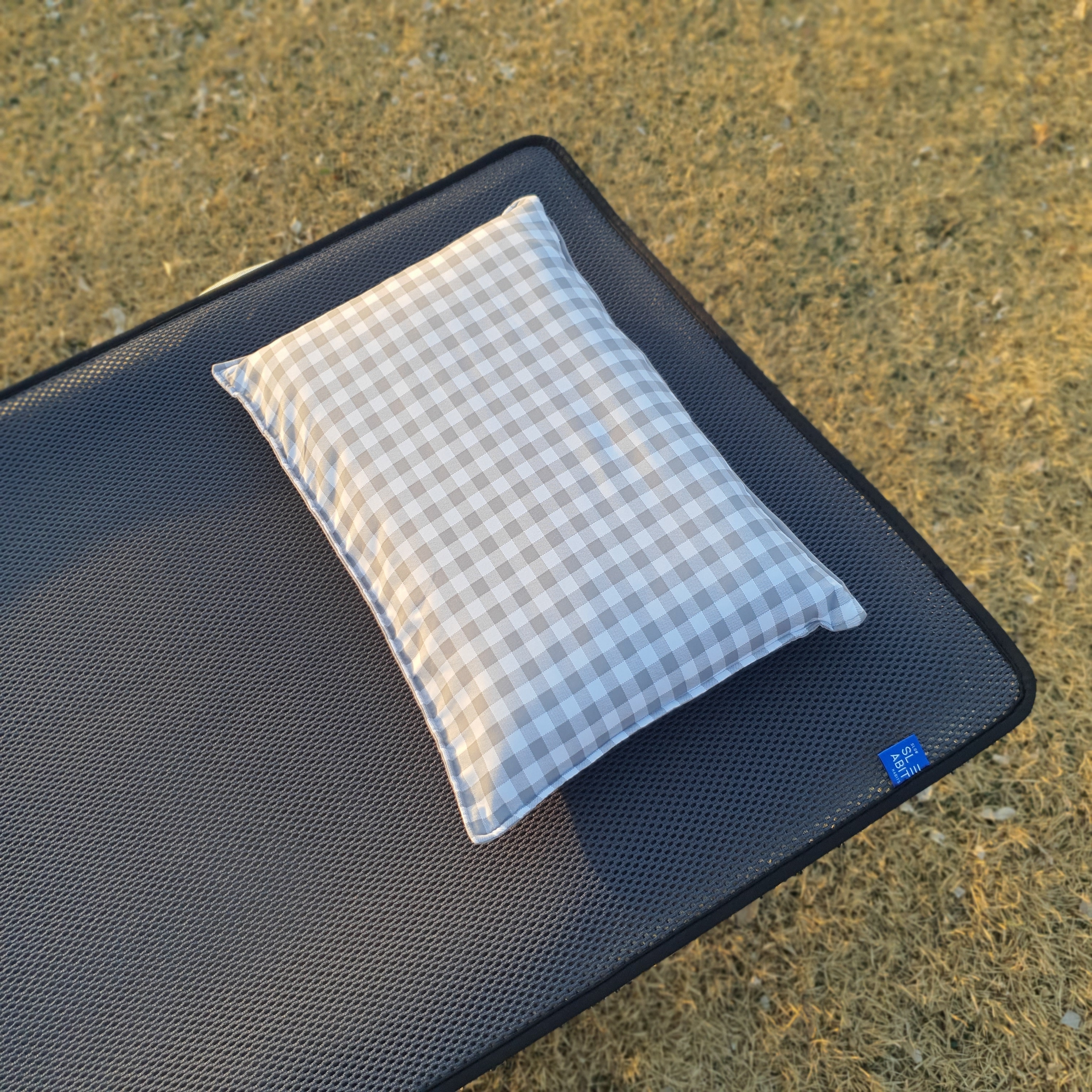 슬래빗 목편한 기능성 메모리폼 경추 베개 낮은 높은 에어매쉬 캠핑