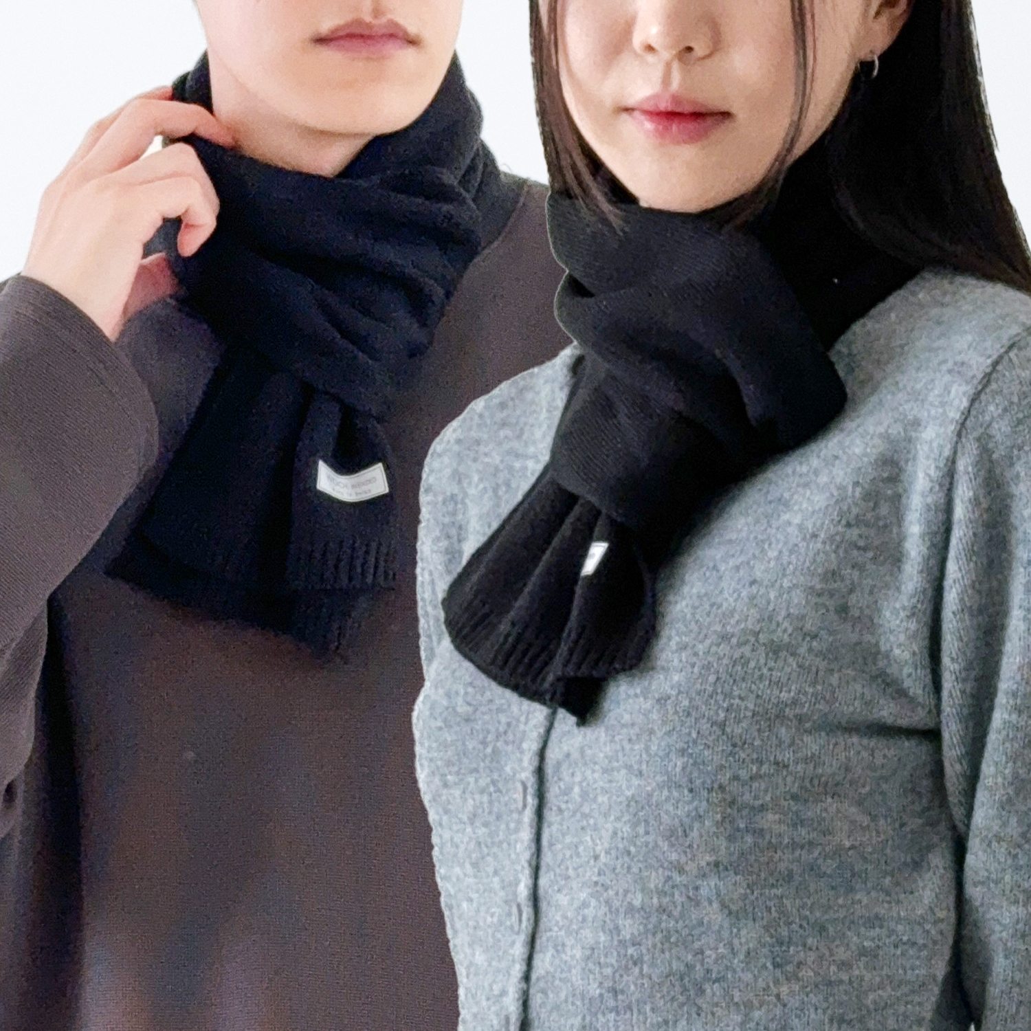 쁘띠목도리 울머플러 커플목도리 니트머플러 이미지 6