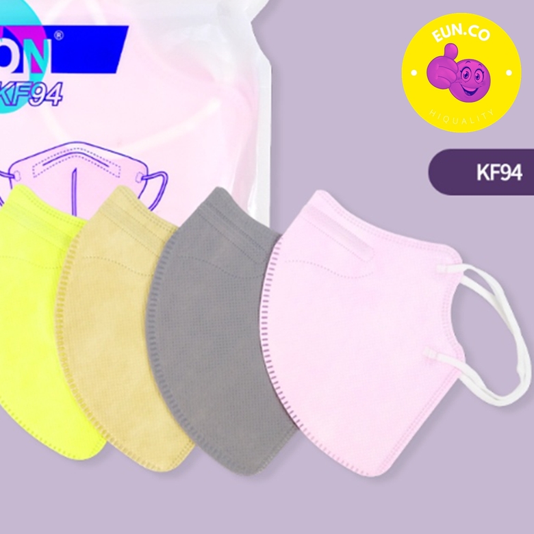 새부리형 마스크 kf94 대형 비말차단 컬러 일회용 귀편한마스크