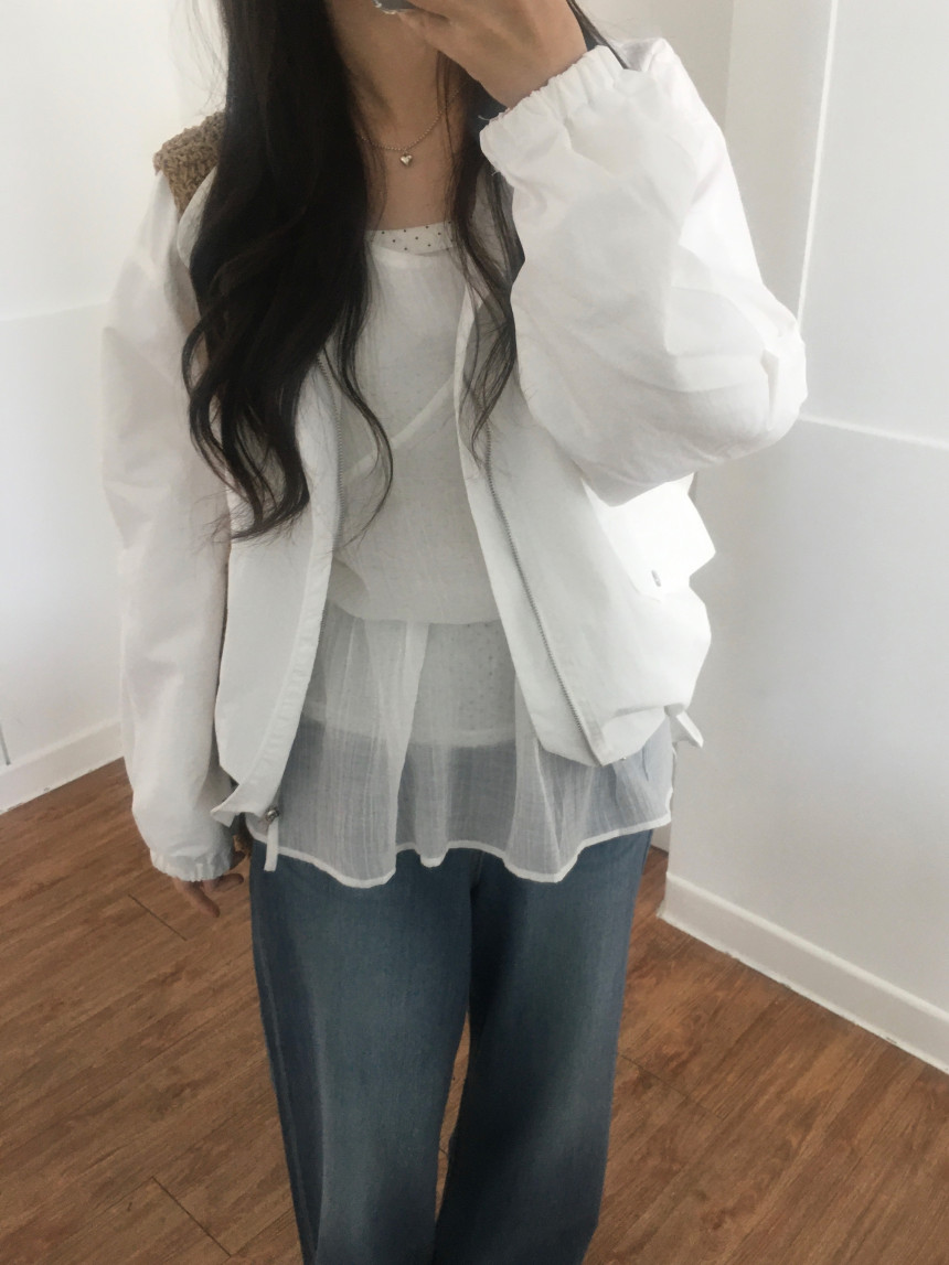 웨어 바람막이 야상 나일론블루종 상세 이미지 22