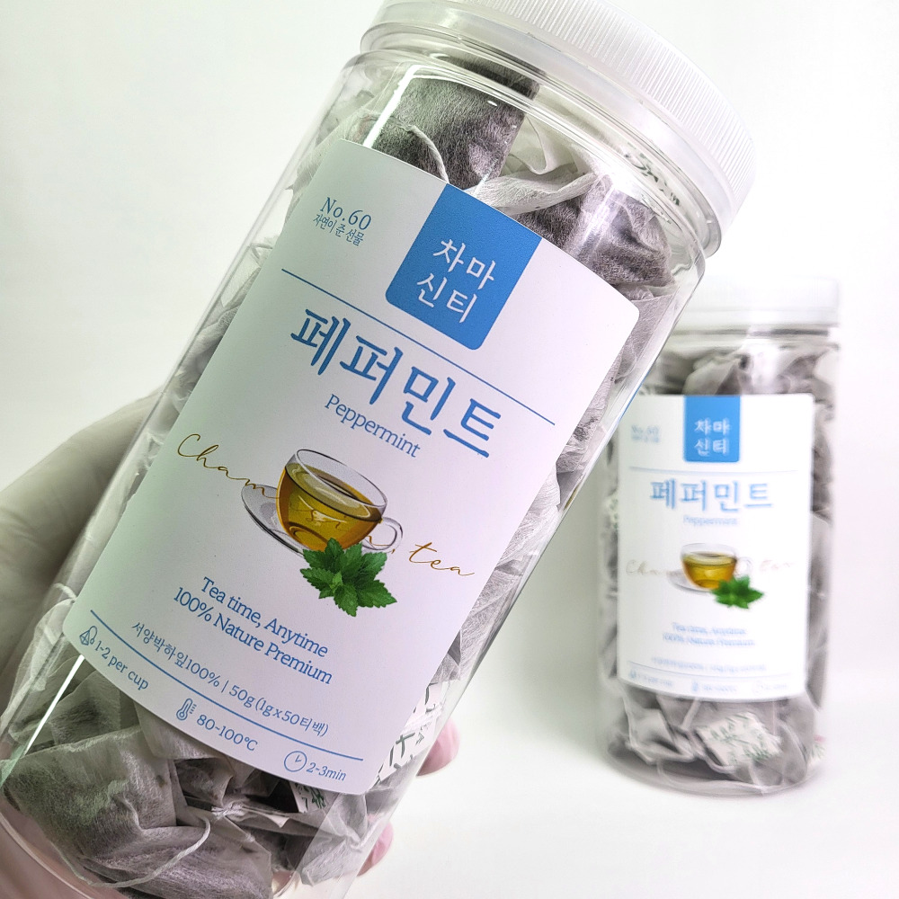1+1 페퍼민트차 50티백x2개 페파민트 페퍼민트 티 티백 - 상품 이미지
