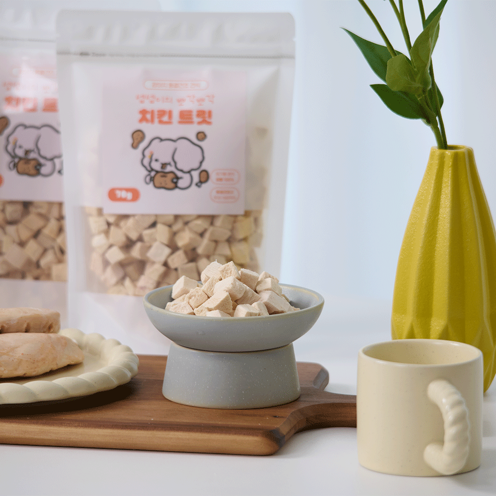 페네핏 강아지 동결건조 트릿 훈련 칭찬 저칼로리 간식 닭가슴살, 70g, 1개