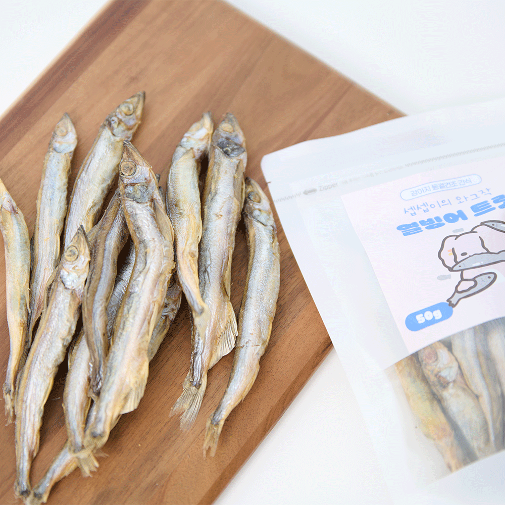 페네핏 강아지 동결건조 트릿 훈련 칭찬 저칼로리 간식 열빙어, 50g, 1개 - 상세 이미지 3