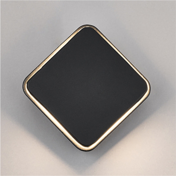 LED 에코 폴링 사각 벽등 8W 블랙 플리커프리 동성조명 - 상세 이미지 3