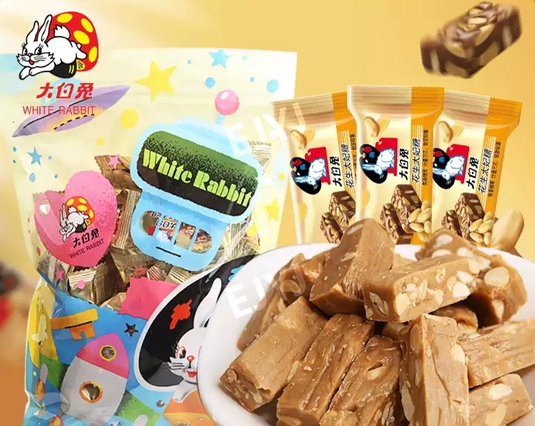 토끼사탕 따바이투 땅콩 유가 누가 크리스피 토피 중국사탕 대백토 화이트래빗 250g - 상세 이미지 2