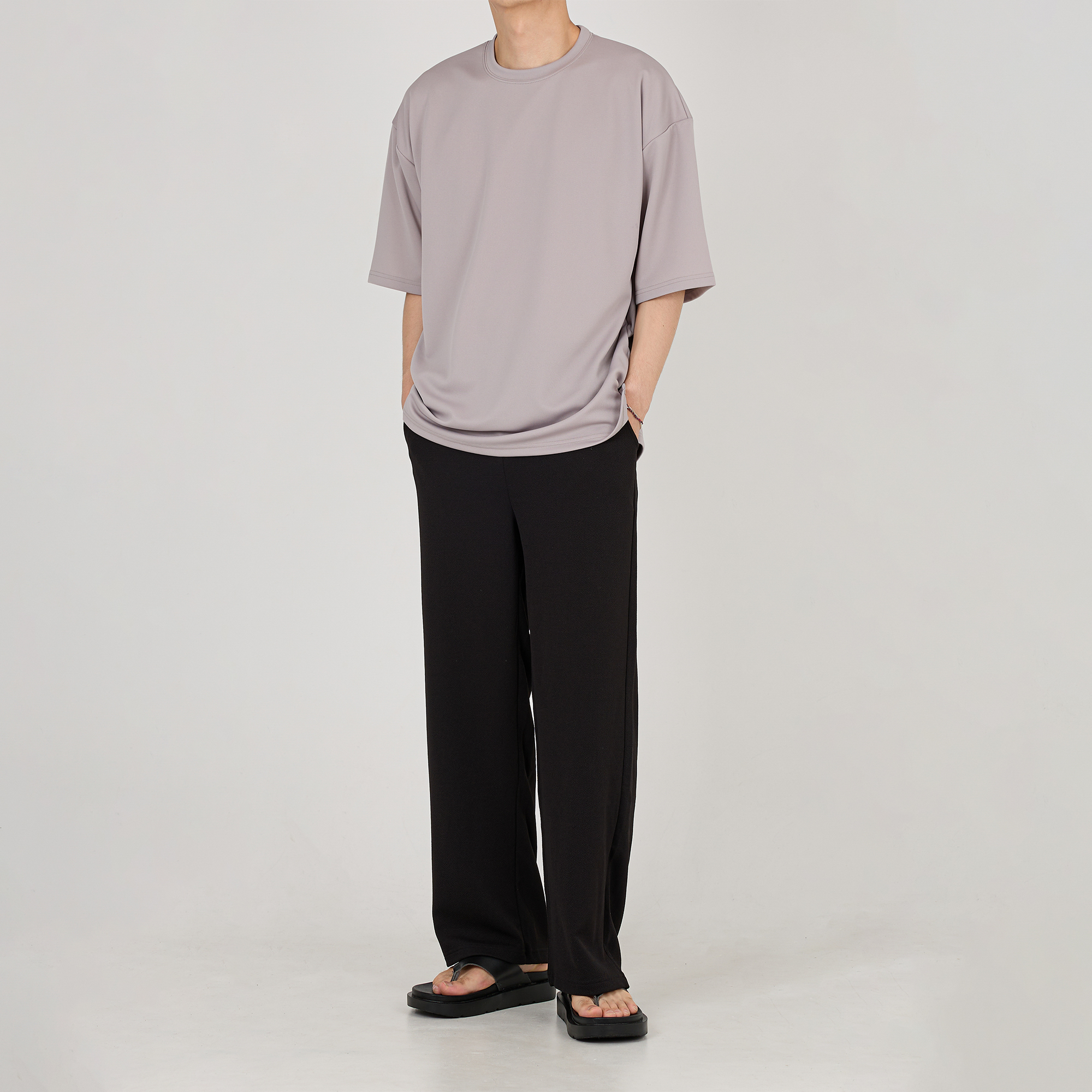 쿨티셔츠 드라이핏반팔 남자오버핏반팔 이미지 2