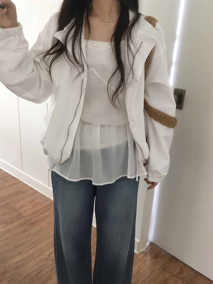 웨어 바람막이 야상 나일론블루종 상세 이미지 26