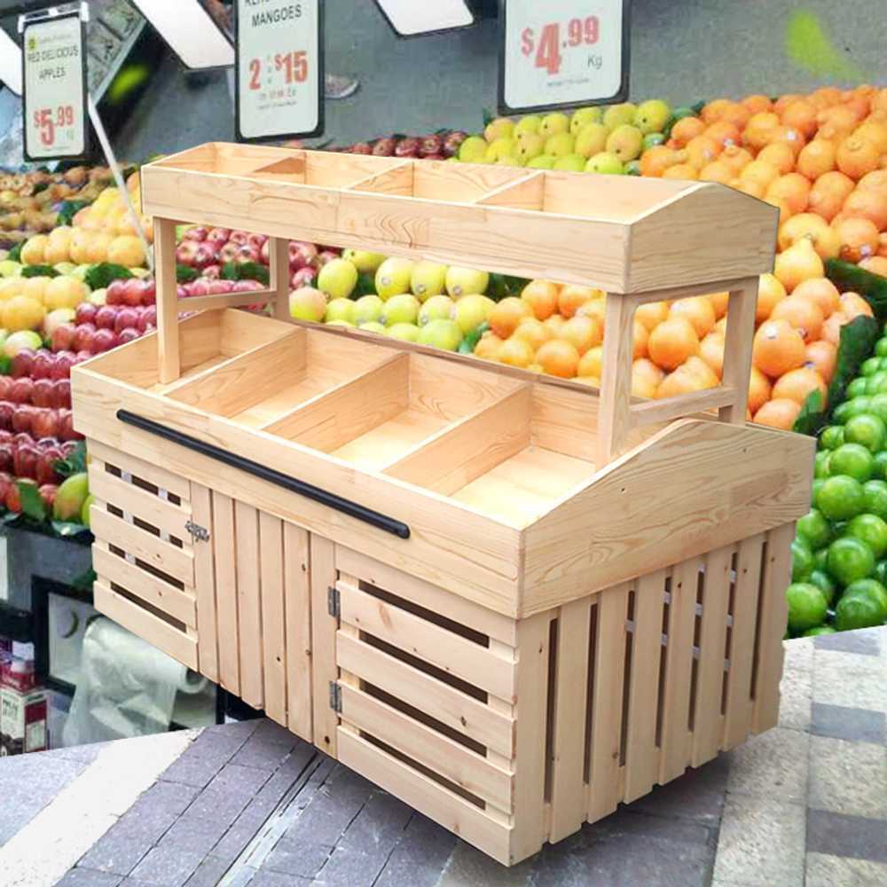 고캠프 빵진열대 진열대 진열장 카페 우드 쿠키 1.2m x 0.8m (1.2m x 0.8m) - 상세 이미지 3