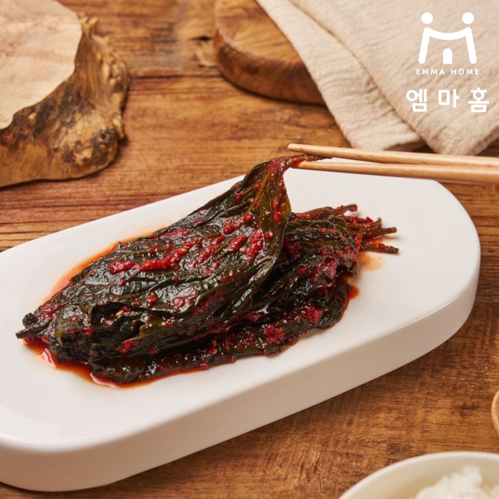 엠마홈 밥도둑 반찬 양념깻잎지 양념깻잎 250g 국내가공 - 상품 이미지